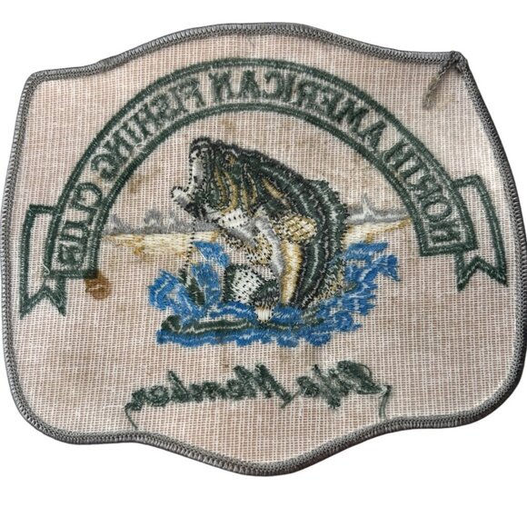 North American Fishing Club Life Member Embroidered Patch Vintage Retro - Picture 2 of 4